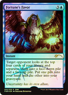 【Foil】(Promo-FNM)Fortune's Favor/偏った幸運【日本語】